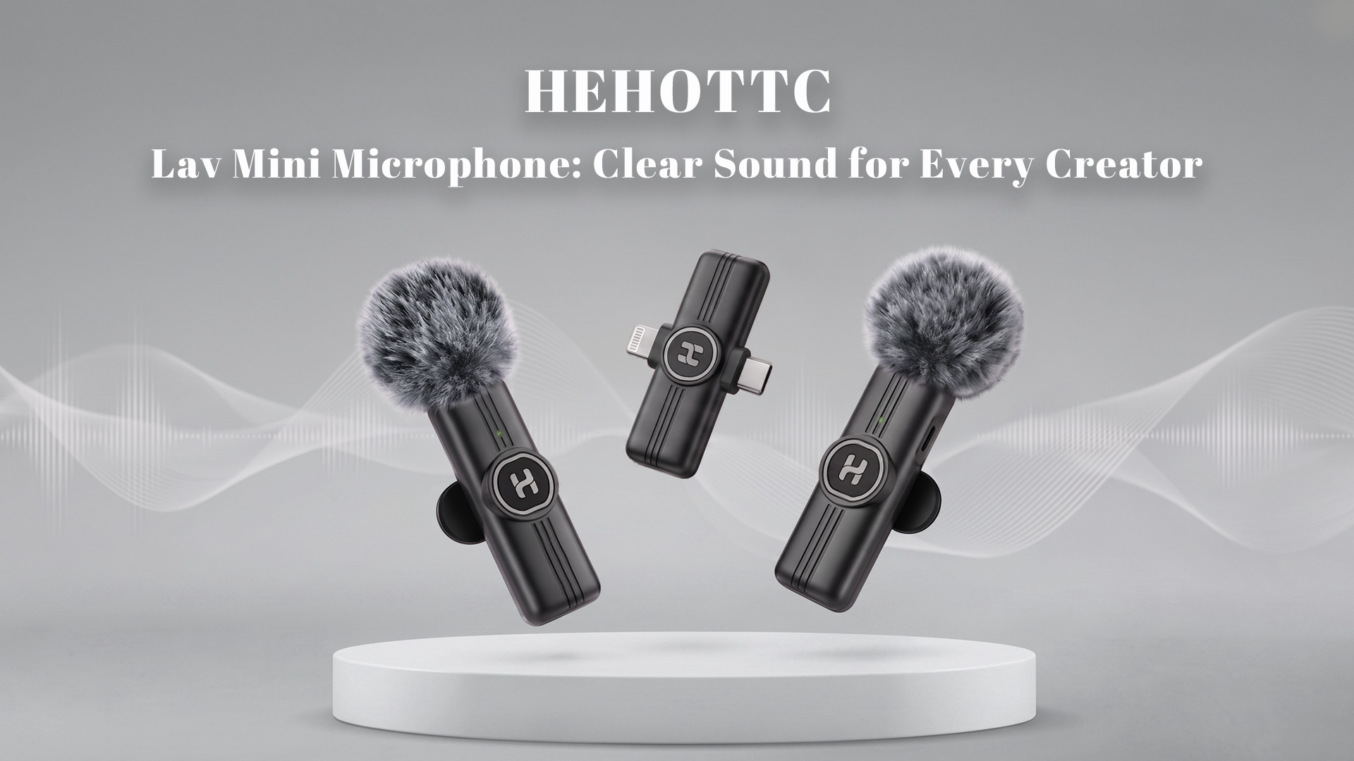 Amazon.com: Wireless Lavalier Microphone, Mini Clip-On Mic with